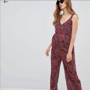 ASOS maternity cropped length romper